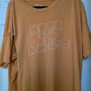aerie  Orange Crewneck Graphic Tee - XL